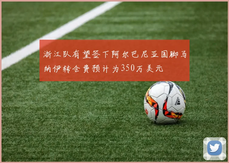 浙江队有望签下阿尔巴尼亚国脚马纳伊转会费预计为350万美元